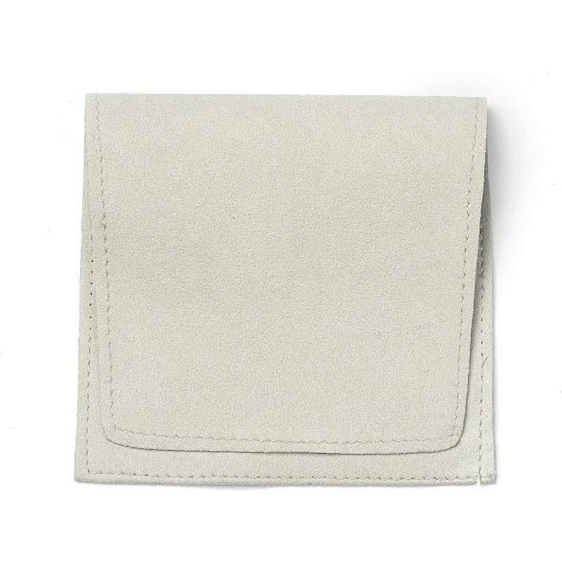 Pochettes de rangement en microfibre pour bijoux, beige, 15.5x8.3cm — Rangement et présentation
