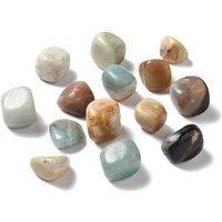 Perles d'Amazonite Fleur Naturelle, Sans Trou, Nuggets en Pierre Tumble — Perles à bijoux