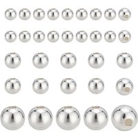 PH PandaHall Perles Intercalaires en Argent Sterling 925, 36pcs en 3 Tailles — Perles à bijoux