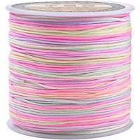 Nylon Thread for Beading Jewelry Making, Hot Pink, 0.8mm, 109.36 Yards — Chains, Wire & Cord