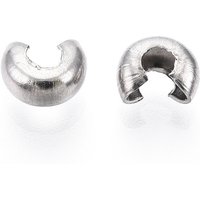 Couvercles de perles à écraser en acier inoxydable 304, 5.5x4.5mm — Perles à bijoux