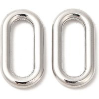 Anneaux de Liaison Ovales en Acier Inoxydable 304 Non-Oxydables 19x10mm — Accessoires pour bijoux