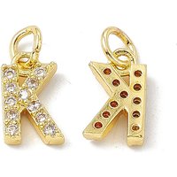 Charm en laiton plaqué or 18K avec zircon cubique clair — Breloques et pendentifs
