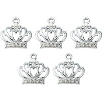 Charms Couronne en Alliage avec Rhinestones - Pendentifs — Breloques et pendentifs