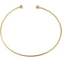 Collier Choker en Acier Inoxydable 202 avec Plaquage PVD
