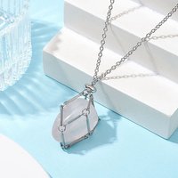 Crystal Holder Cage Necklace for Pendant Making with Chains