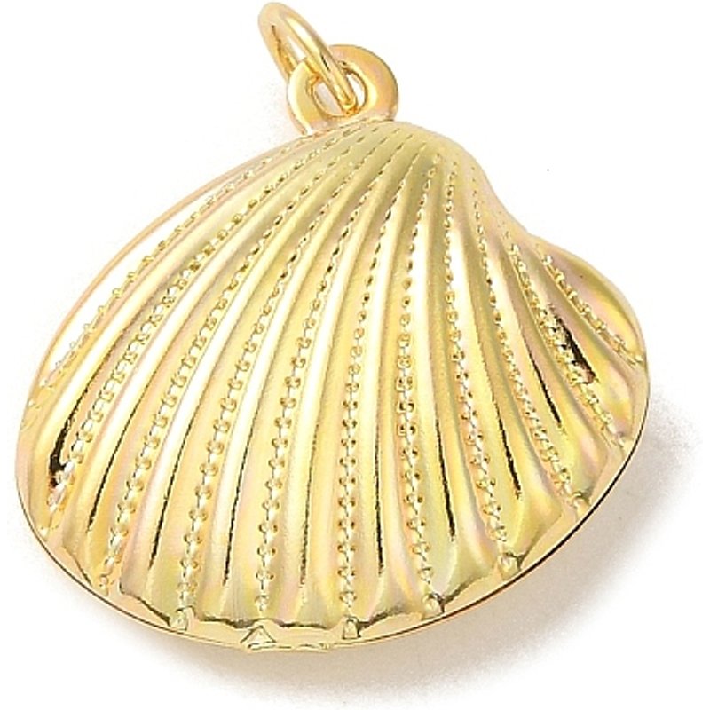 Rack Plating Brass Pendants with 18K Gold Plating — Charms & Pendants