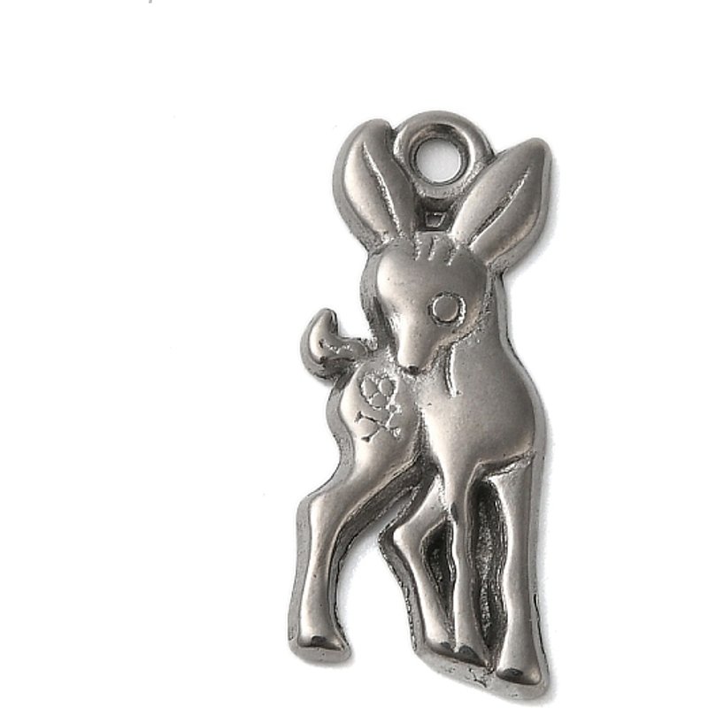 Charms Sika Cerf - Pendentifs en Acier Inoxydable Non-Tarnissant — Breloques et pendentifs