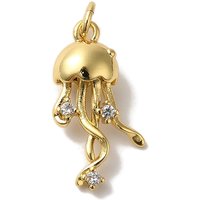 Pendentif Jellyfish Micro Pave Cubic Zirconia de Rack Plating — Breloques et pendentifs