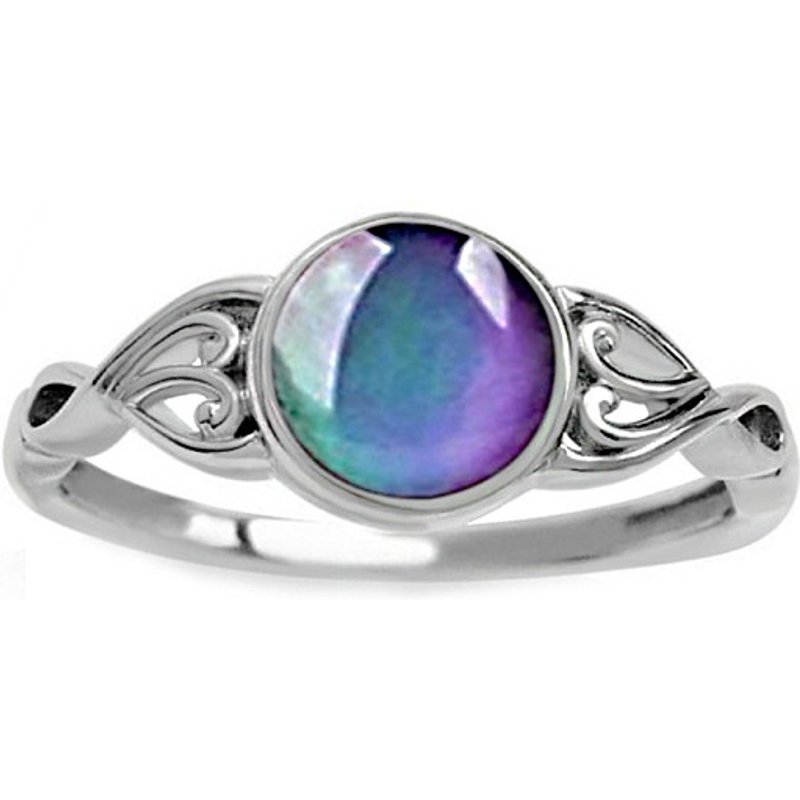 Bagues Ajustables en Alliage avec Cabochons Changeant de Couleur — Anneaux empilables