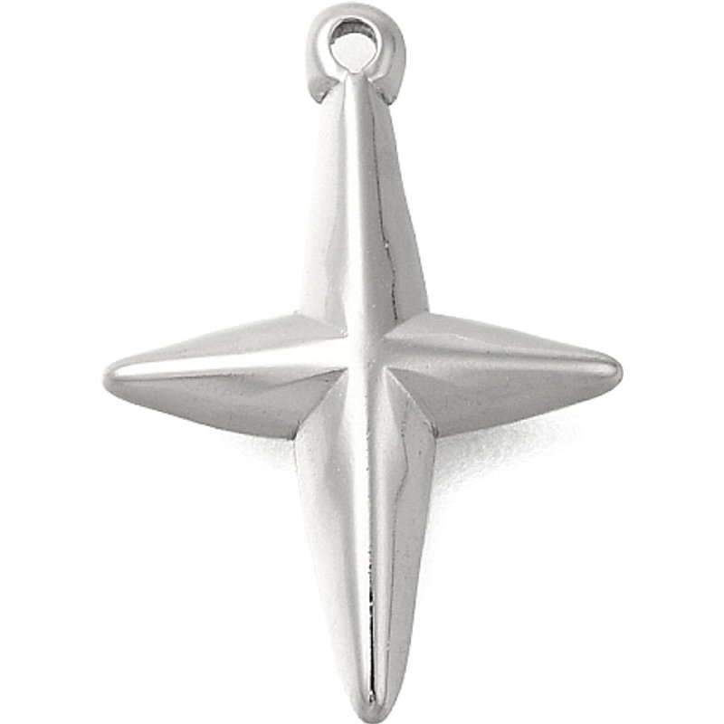 Charm étoile en acier inoxydable 304 - Anti-tarnish — Breloques et pendentifs