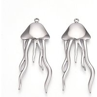 Pendentif Méduse en Acier Inoxydable 304 - Résistant à l'Oxydation — Breloques et pendentifs