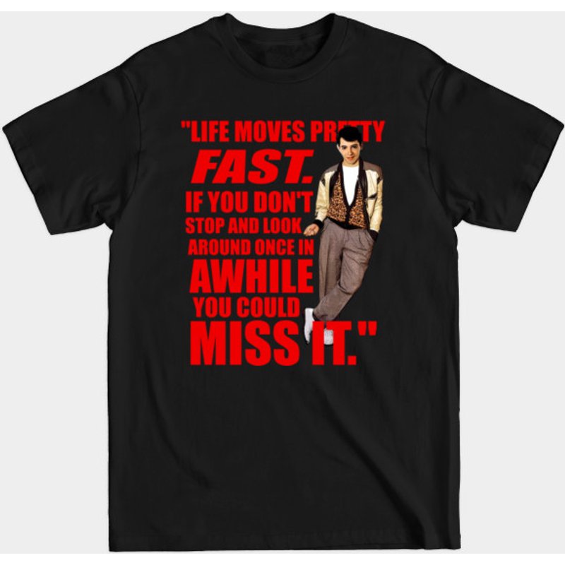 T-shirt pour hommes Ferris Bueller en noir — T-shirts pour hommes