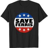 T-shirt Save Ferris Badge Ferris Bueller pour hommes — T-shirts pour hommes