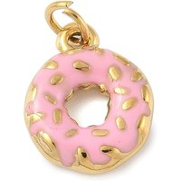 Pendentif en Émail en Acier Inoxydable 304 en Forme de Donut avec Anneau de Saut — Breloques et pendentifs