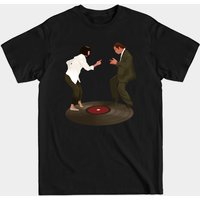 Pulp Fiction Movie T-Shirt for Men in Black