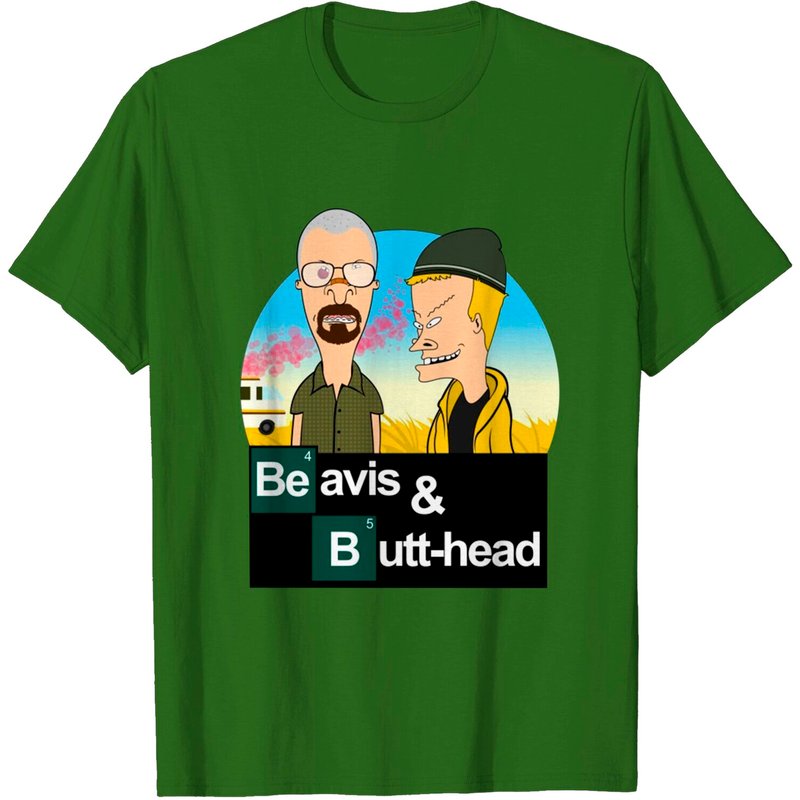 Breaking Beavis - Beavis And Butthead Men's T-Shirt — Mens T Shirts