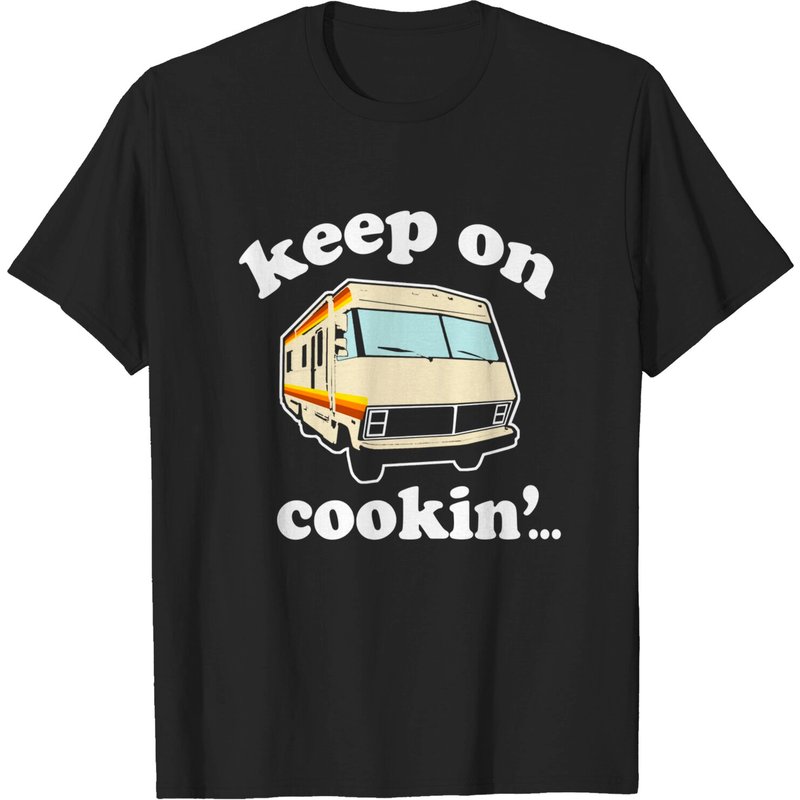 T-shirt pour hommes Funny Breaking Bad Keep On Cookin