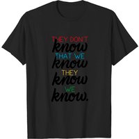 T-shirt pour hommes They Don't Know That We Know - Friends — T-shirts pour hommes