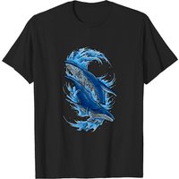 Humpback Whales Men's T-Shirt in Black