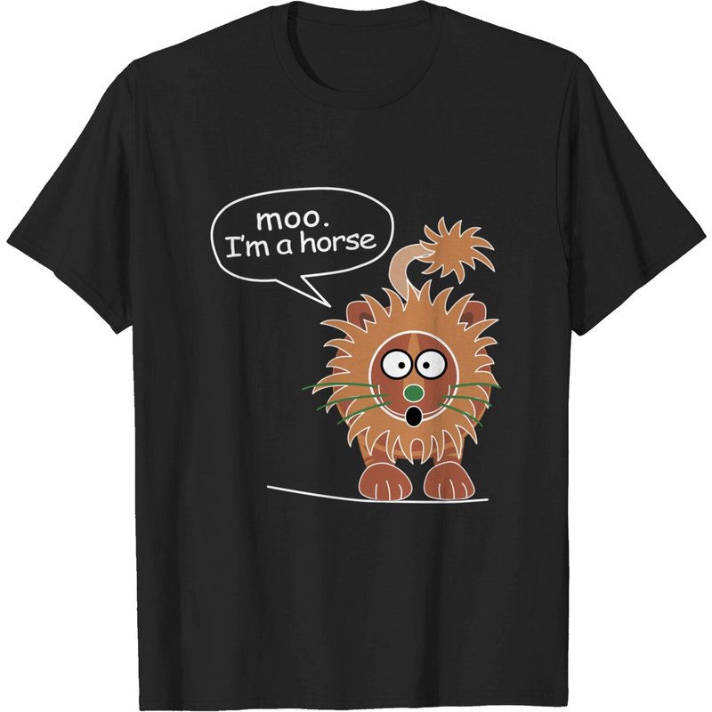Moo. Je suis un cheval - T-shirt pour hommes — T-shirts pour hommes