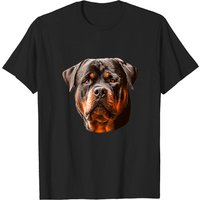 Rottweiler Dog Men's T-Shirt in Black