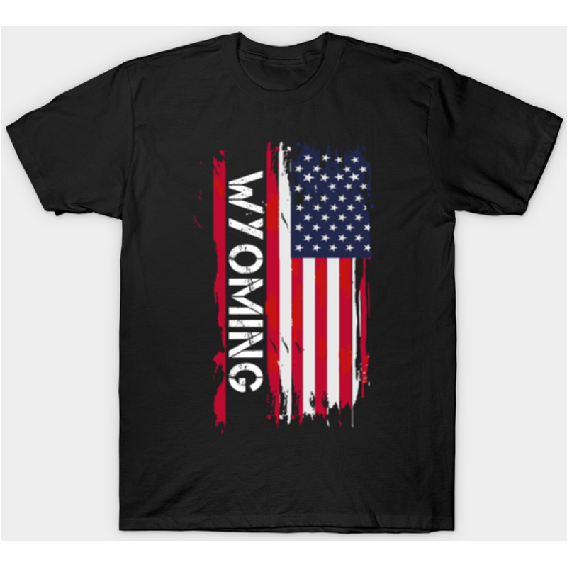 State Of Wyoming Apparel And Design - T-shirt pour hommes Wyoming — T-shirts pour hommes
