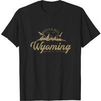 T-shirt classique Wyoming Gold des États de la montagne USA pour hommes — T-shirts pour hommes
