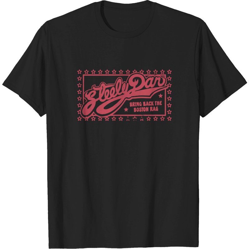 T-shirt pour hommes Steely Dan en noir