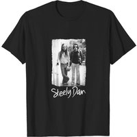 T-shirt noir pour hommes Steely Dan — T-shirts pour hommes
