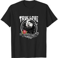 T-shirt pour hommes Morticia et Gomez - Famille Addams