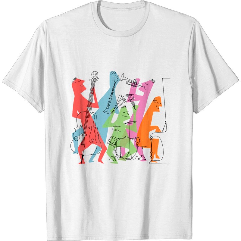 T-shirt Jazz pour Hommes Modern Jazz Quintet — T-shirts pour hommes