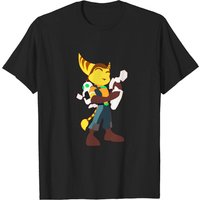 T-shirt pour hommes Ratchet & Clank en noir — T-shirts pour hommes