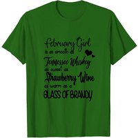 T-shirt pour hommes February Girl en couleur royal — T-shirts pour hommes
