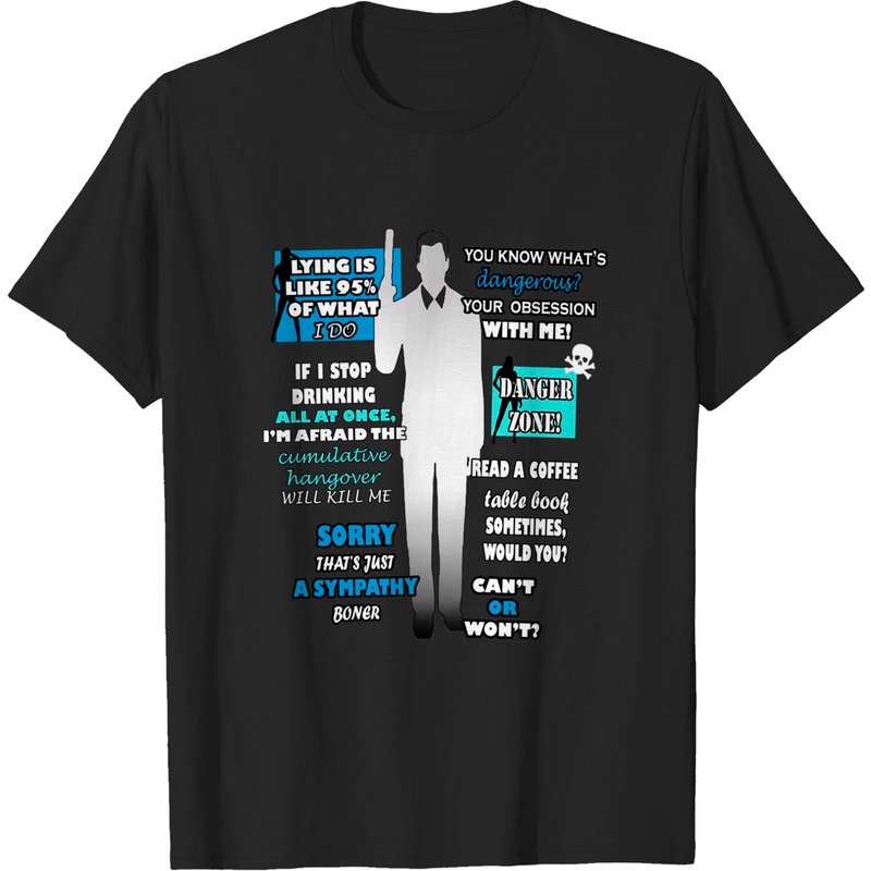 T-shirt pour hommes Archer Sterling Quotes — T-shirts pour hommes