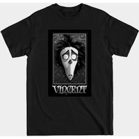 T-shirt Vincent Tim Burton pour hommes en noir — T-shirts pour hommes