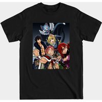 T-shirt Noir pour Hommes Fairy Tail — T-shirts pour hommes