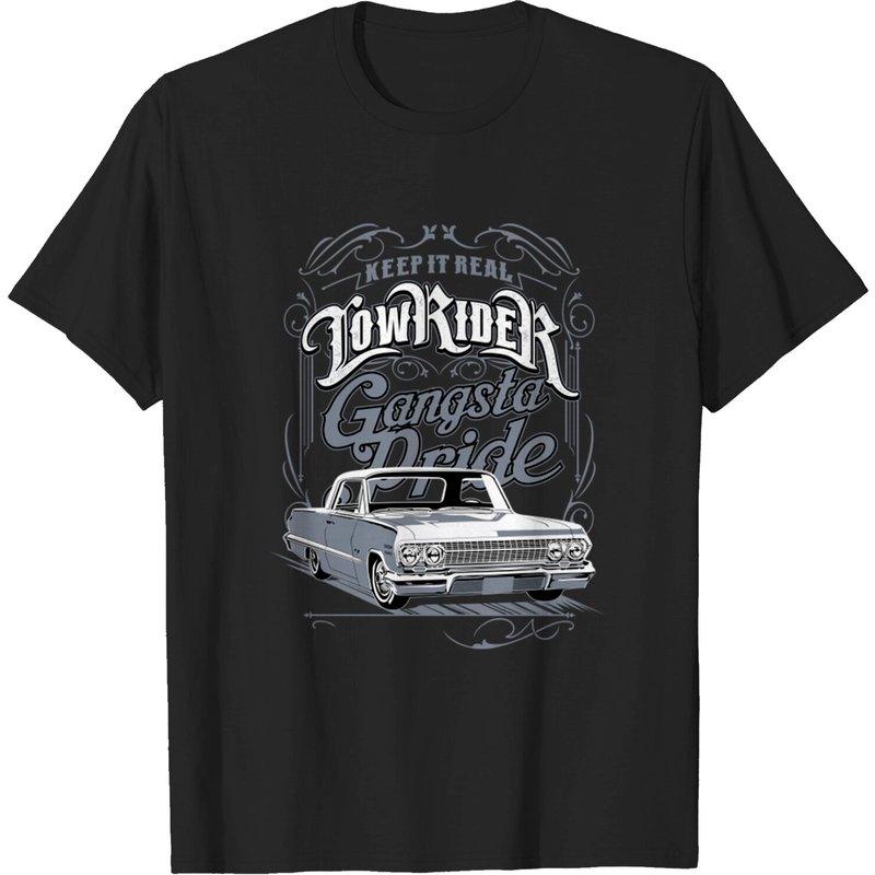 T-shirt Noir pour Hommes Lowrider — T-shirts pour hommes