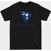 T-shirt pour hommes South Carolina en noir — T-shirts pour hommes