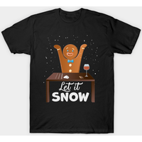 T-shirt Bonhomme en Pain d'Épice Let It Snow pour Hommes