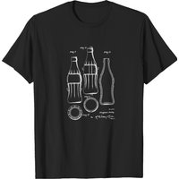 T-shirt pour hommes avec dessin de brevet vintage de bouteille de Coke — T-shirts pour hommes