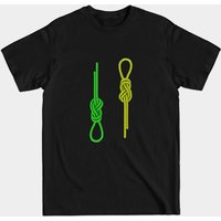 T-shirt pour hommes avec nœuds en huit sur cordes colorées — T-shirts pour hommes