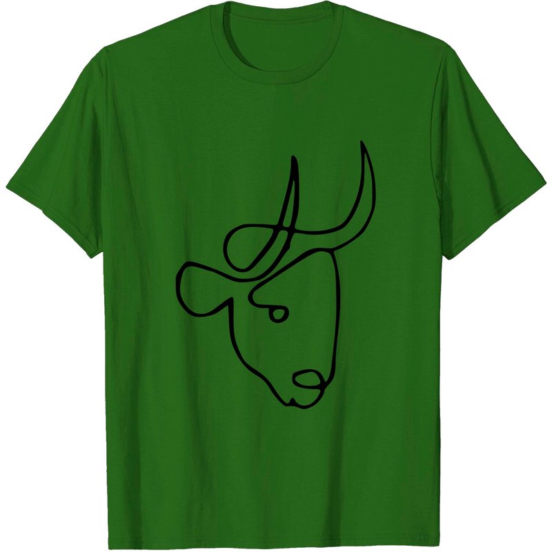 Picasso's Bull T-Shirt for Men — Mens T Shirts