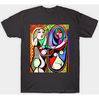 T-shirt pour hommes Pablo Picasso Girl Before A Mirror — T-shirts pour hommes
