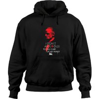 Hoodie Citation « Je ne m'excuse pas » The Godfather Rouge — Sweats à capuche pour hommes