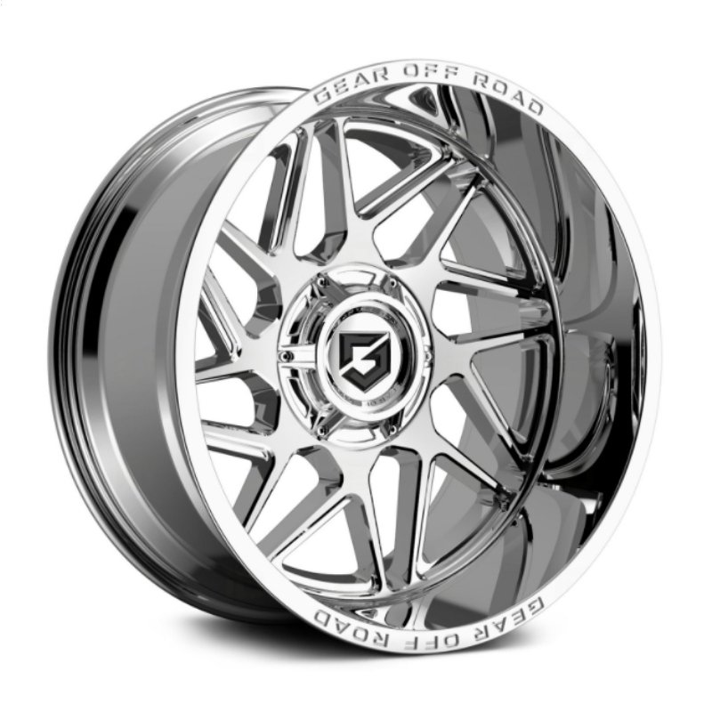 Roues Gear Off Road 761C Ratio Chrome - 20x12 - 8x165.1 -44 Offset — Roues et jantes