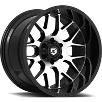 Roues Gear Off Road 763MB Raid Machined Black - 20x9 - 6x139.7 — Roues et jantes