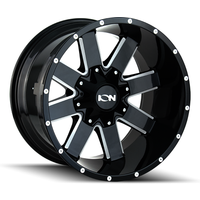 Jantes ION 141 Moulées Noires Brillantes 18x9 - Motif de 8x180