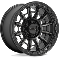 Jante KMC KM547 Carnage Noir Gris Teinté 16x8 6x139.7 — Roues et jantes