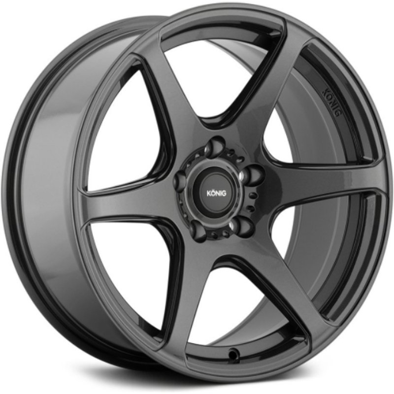 Roues Konig 104GG Tandem Gunmetal 18x8 - Motif de 5x108